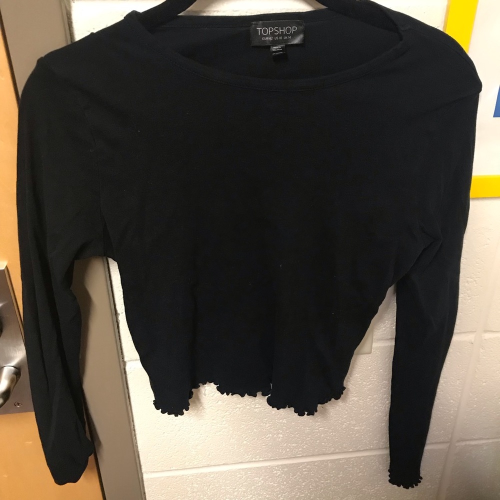 Cropped Lettuce Tee